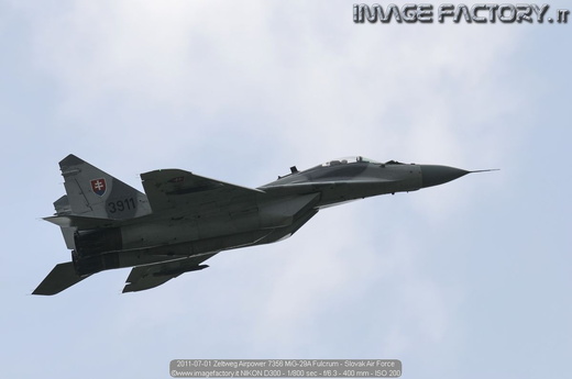 2011-07-01 Zeltweg Airpower 7356 MiG-29A Fulcrum - Slovak Air Force